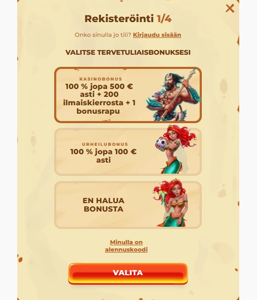 posido casino registration